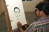 Demonstration of Cartoon painting by Manoj Salunkhe